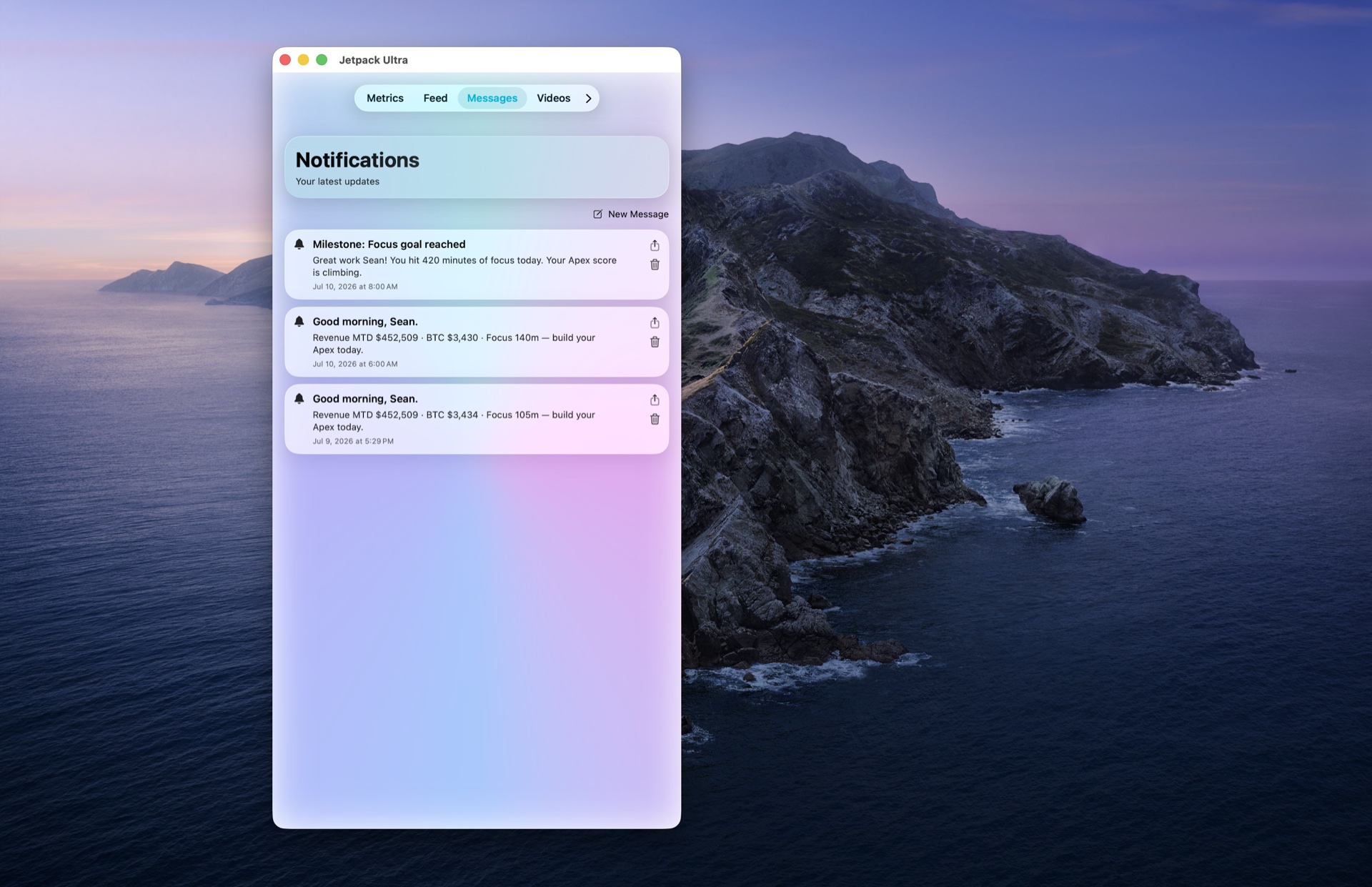 Jetpack Ultra app screenshot